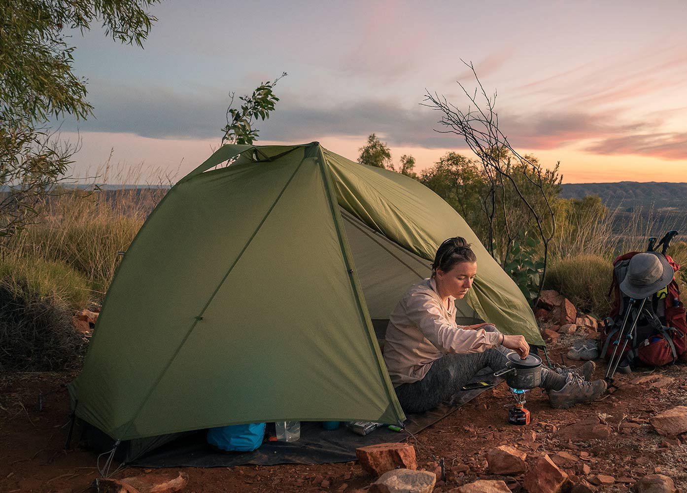 S Sea To Summit Alto TR1 One Person Ultralight Tent Lifestyle Image2