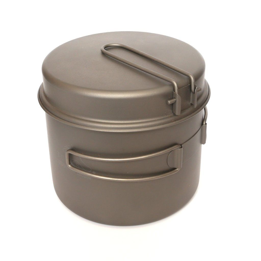 Toaks Pot 1600 ml titanium ultralight pot with pan