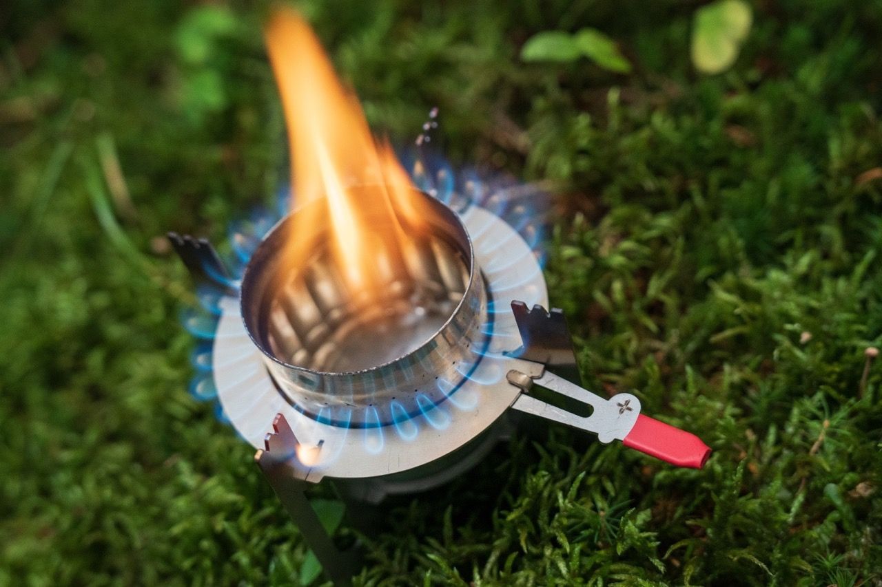 EMO Outdoor Origami Stojan na lihový vařič s regulátorem Life