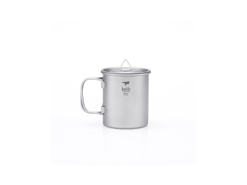 Keith Mug 300 ml titanovy hrnek s pokličkou