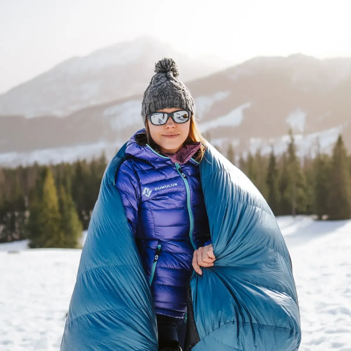 Cumulus Teneqa 700 péřový spacák down sleepingbag Deep Water 10.webp