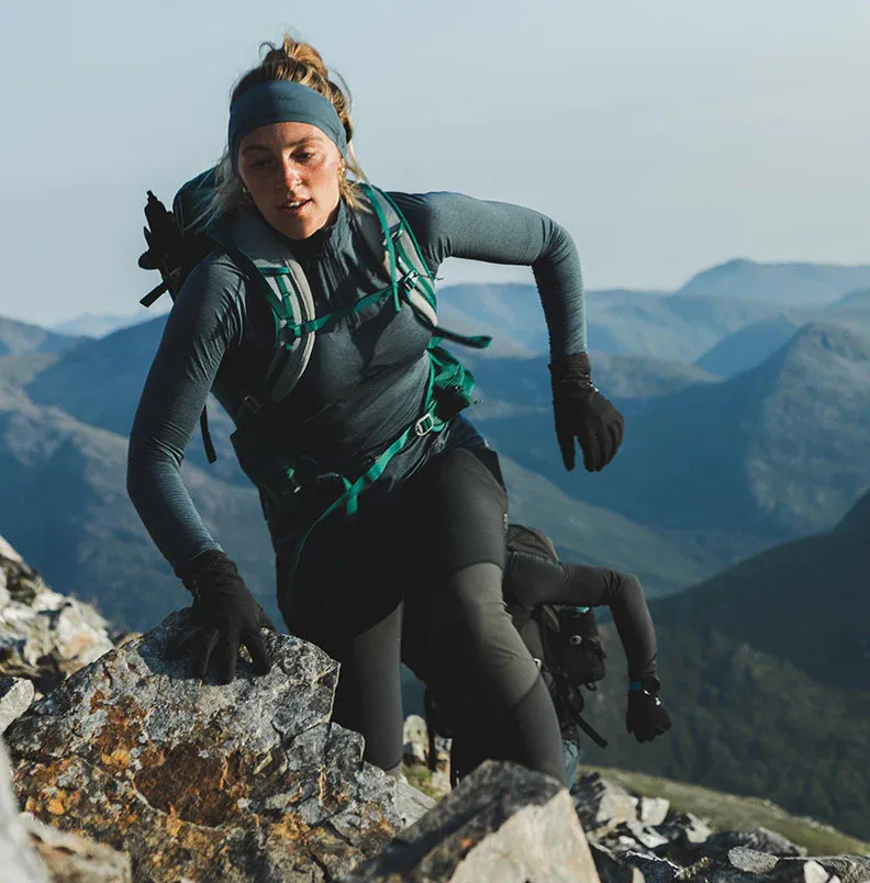 Montane Women's Dart Zip Neck T-Shirt lifestyle