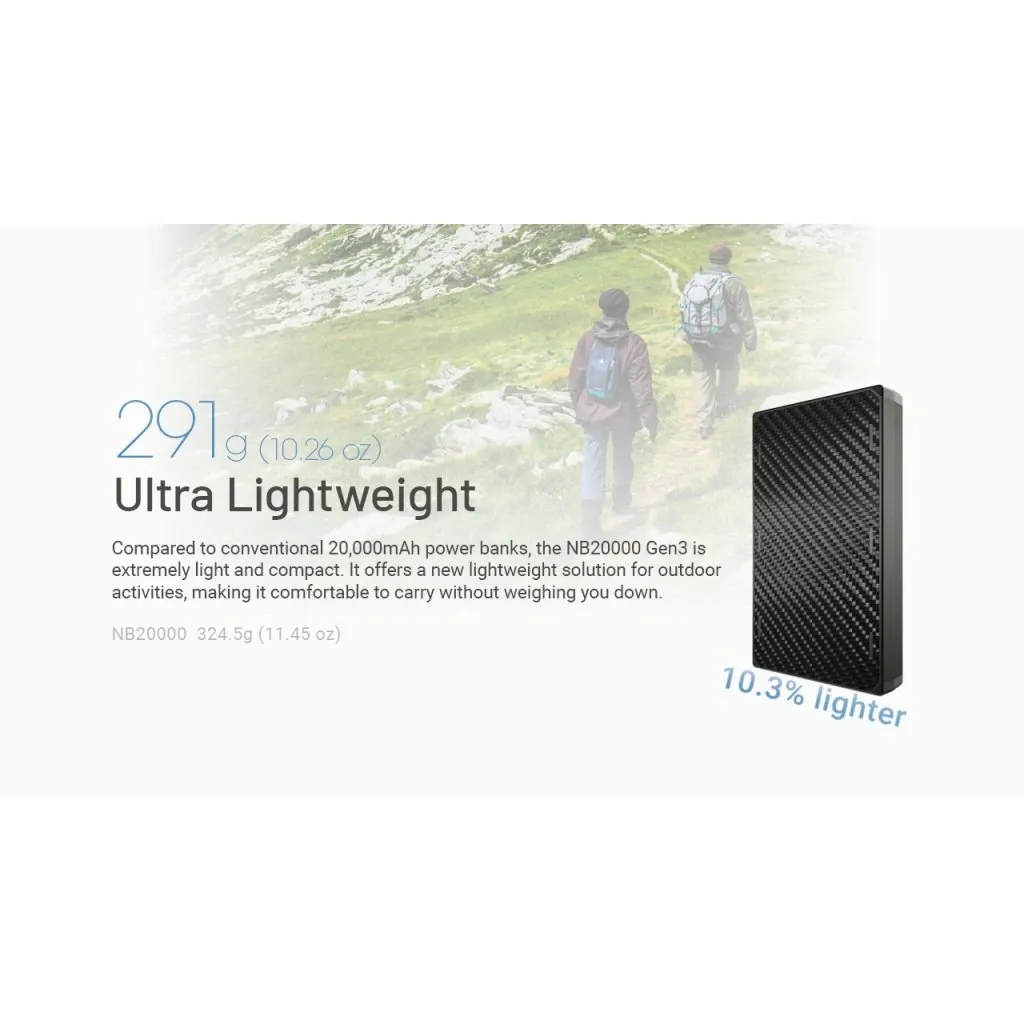 Nitecore NB20000 Power Bank GEN3