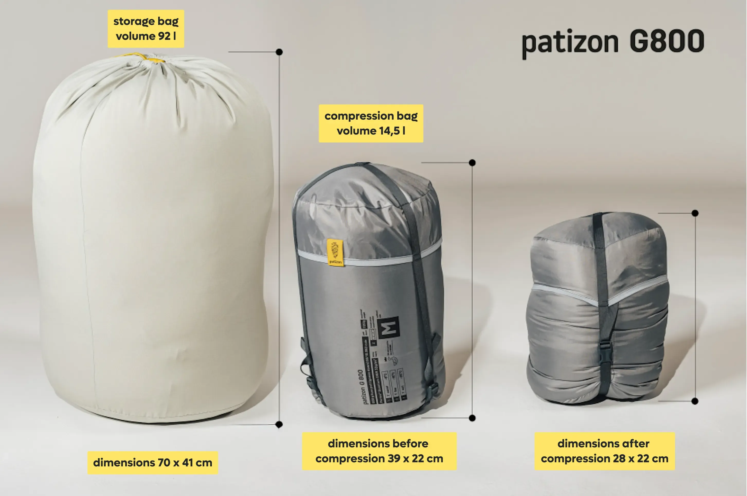 Patizon G800 storage compression sack.webp