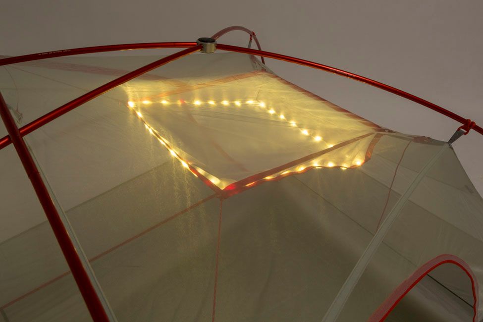 Big Agnes MtnGLO Tent Gear Loft Square Organizér 02