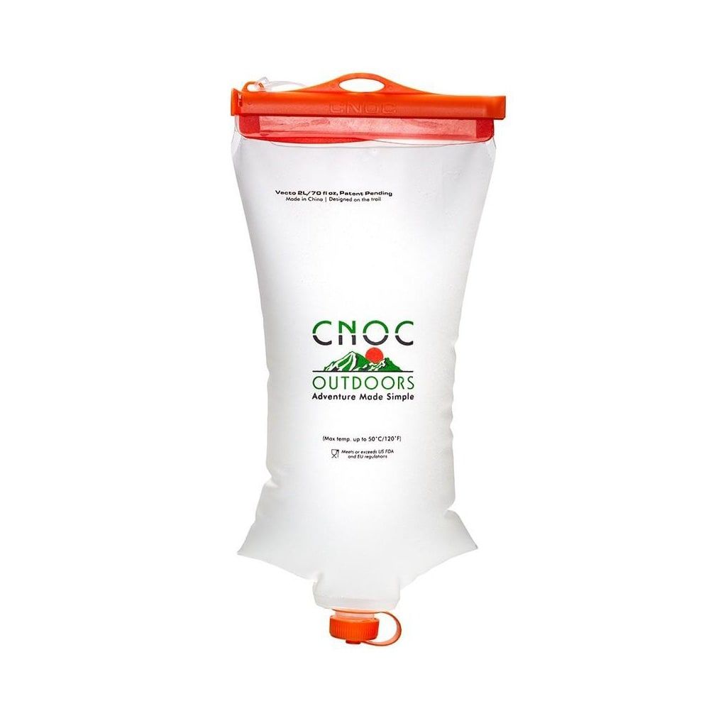 Měkká a odolná skládací láhev CNOC Vecto 2l, oranžová