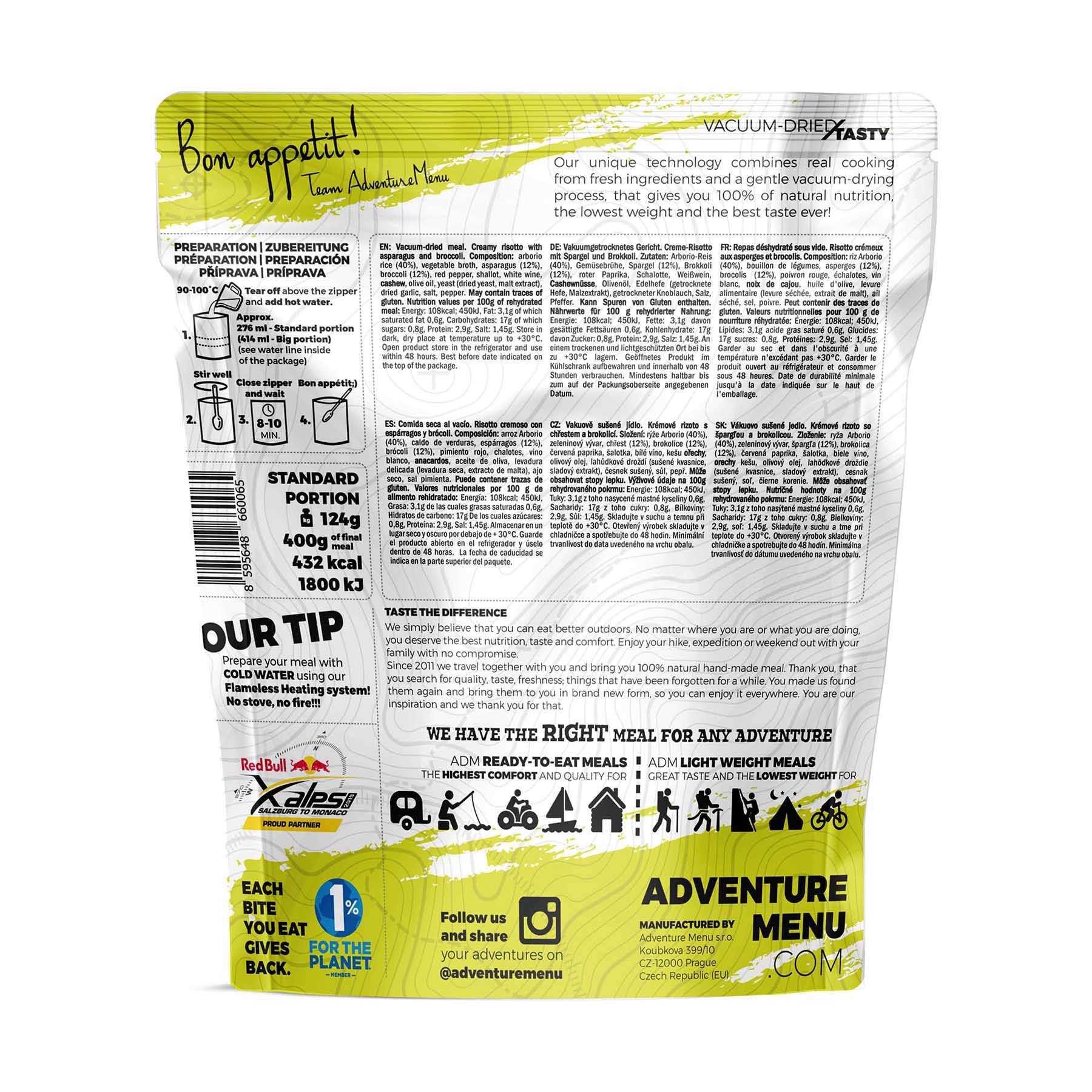 Adventure Menu Krémové rizoto s chřestem a brokolicí