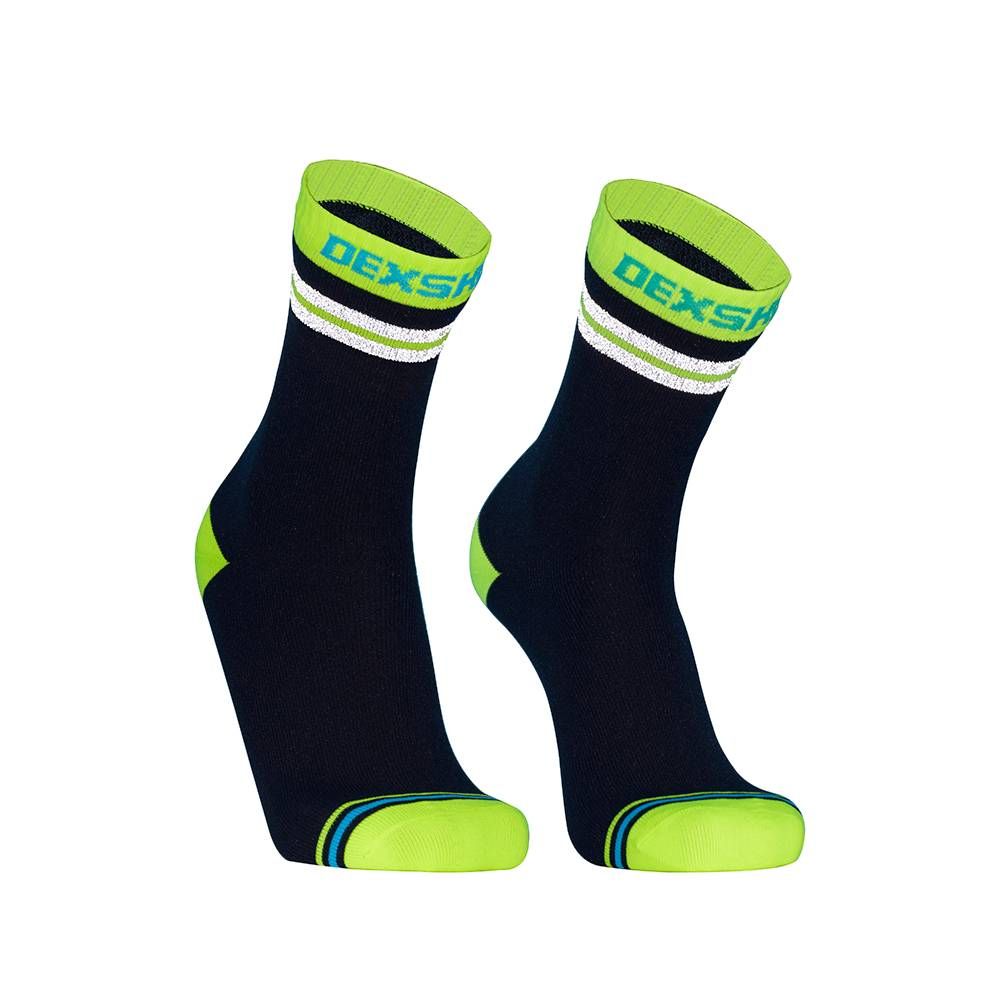 DexShell Pro Visibility Sock Hi-Vis Yellow Stripe