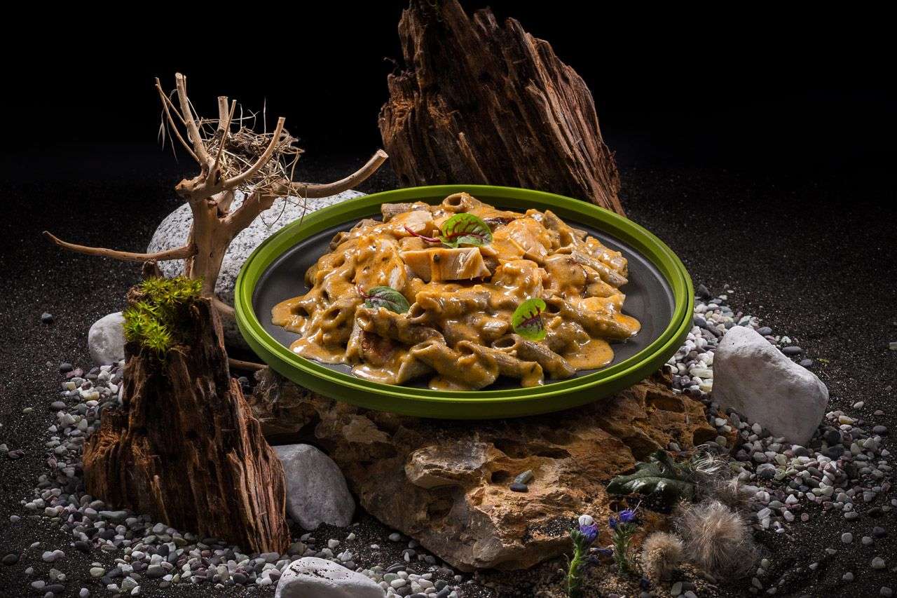 Adventure Menu Cricket Protein Penne with Creole Creamy Chicken lifestyle