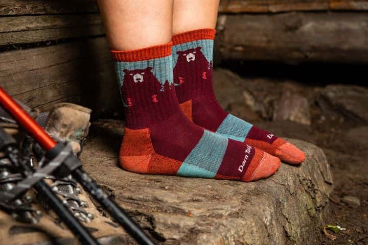 Darn Tough Women's Bear Town Micro Crew Lightweight lifestyle