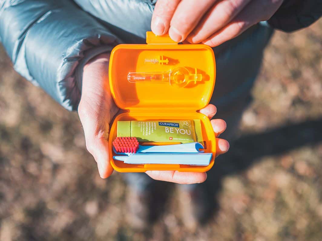 Curaprox Travel set lifestyle