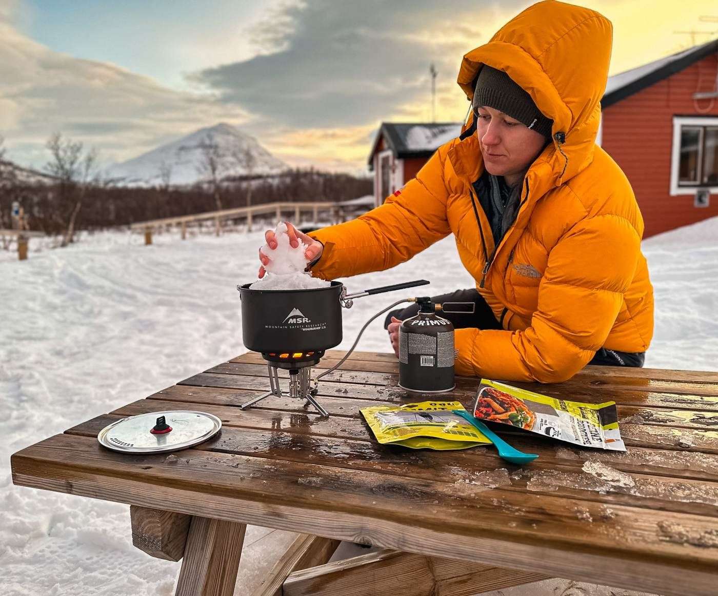 MSR Windburner Group Stove System lifestyle