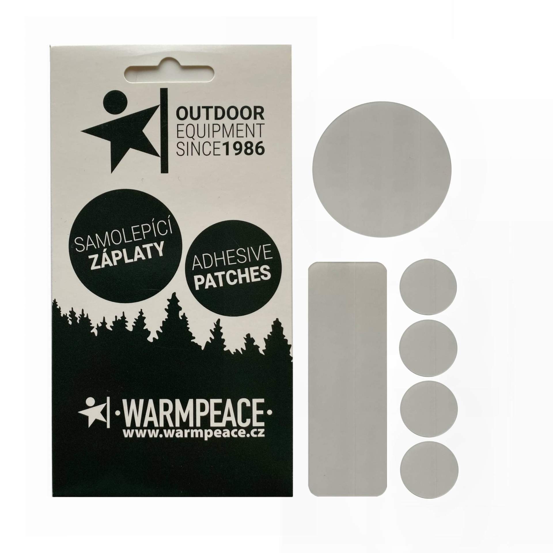 Warmpeace Self Adhesive Patches mix of shapes
