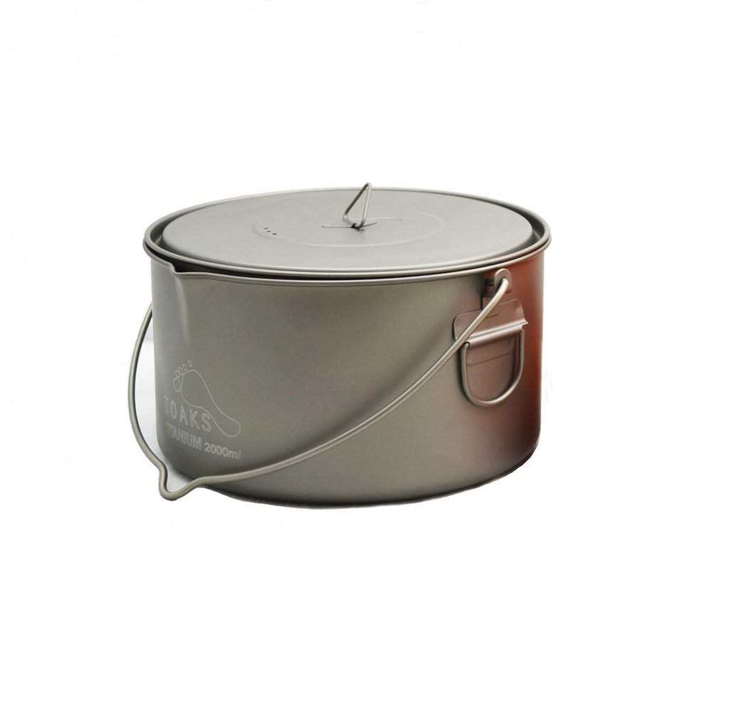 TOAKS Titanium 2000 ml Pot with Bail Handle